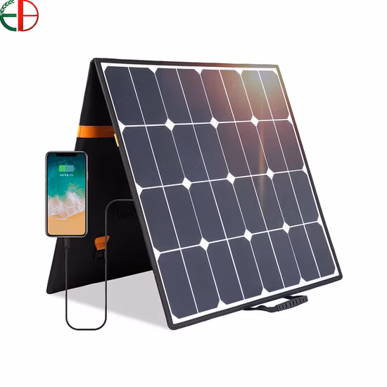 TUV, CE, SGS Half Cell Poly PV Fold Flexible Black Monocrystalline Polycrystalline Module Mono Industry Use Solar Energy Power Panel with 25 Years Warranty