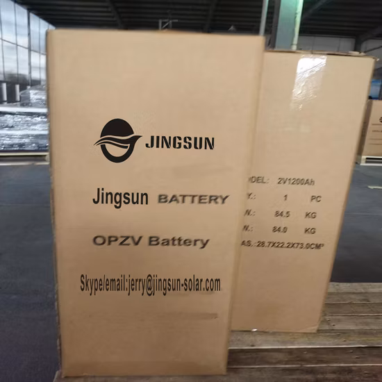 Opzs Opzv Tubular Wiederaufladbare Deep Cycle Blei-Säure-Batterie 12V 200ah 2V 1000ah 3000ah