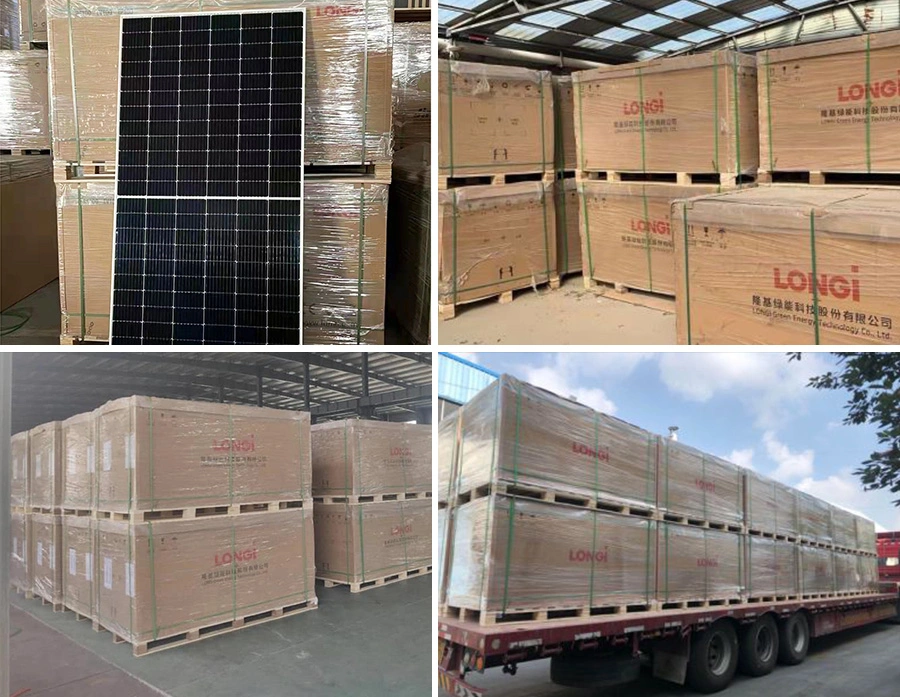 Longi Solar Panels Single Glass 535W 540W 545W 550W 555W Monocrystalline Solar Module